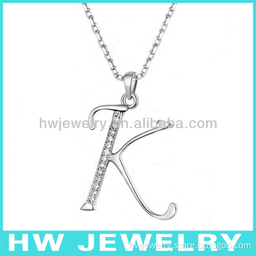 14577, silver charms,silver pendants, alphabet collection,letter k